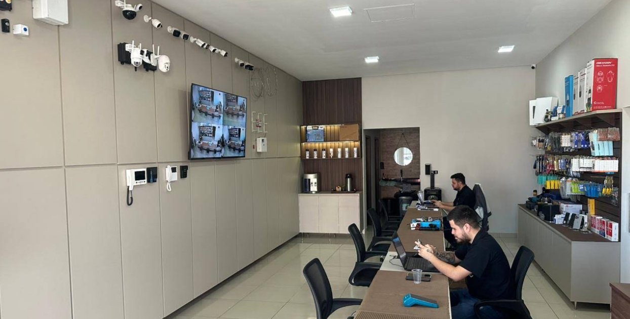 Sala de monitoramento e produtos Mundial Seg